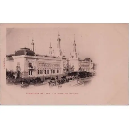 Carte postale Paris - Expo. de 1900 - La porte des Invalides Acheter En Ligne