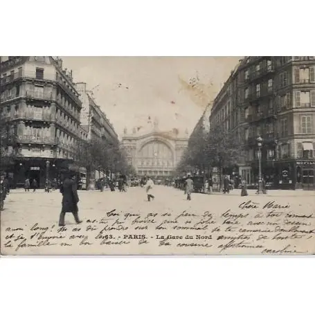 Commande En Gros Carte postale Paris - La gare du Nord - 1903 - Dos non divise