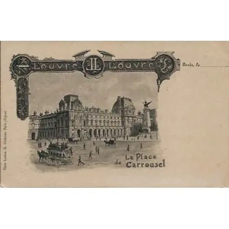 Gros Lot Carte postale Paris - La place du carrousel - Carte Lutece