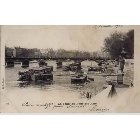 Prix Réduit Carte postale Paris - La seine au pont des arts