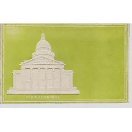 Carte postale Paris - Le Pantheon - Relief - Dos non divise Vente Directe