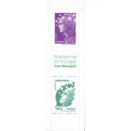 Nouvel Arrivage Timbre de collection France - 5836 et 5837 Couverture Carnet "Marianne et l'Europe - Yves Beaujard - Salon d'Automne 2024"