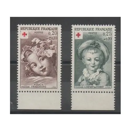 Garantie Incluse France - Variétés - 1962 - No 1366a/1367a