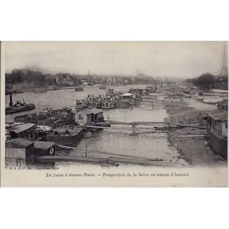 Carte postale Paris - Perspective de la Seine en d'Auteuil Promotion
