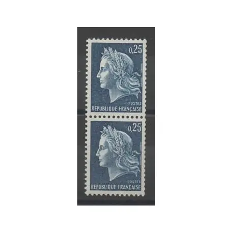 France - Variétés - 1967 - No 1535a - Attenant à normal Retour Gratuit