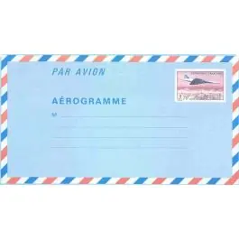 Timbre de collection France - Aerogramme 1014-AER Livraison Mondiale