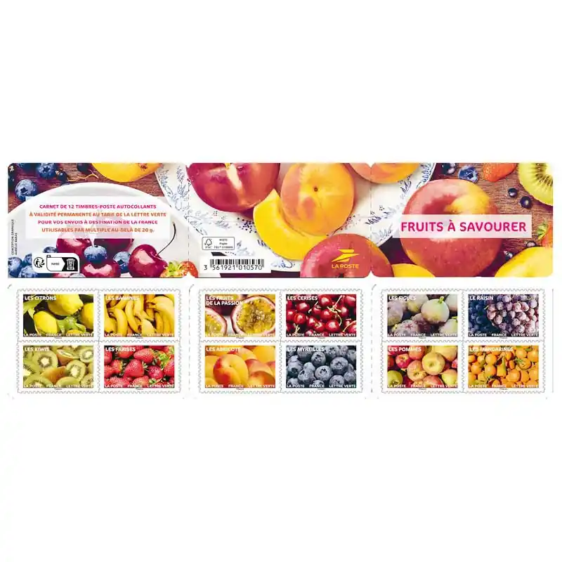 Acheter Direct Timbres autoadhésifs de France N°2288-2299, Fruits à savourer.