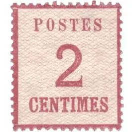 Timbre de collection France - Alsace Lorraine 02 Remise