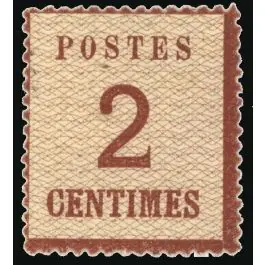 Acheter En Ligne Timbre de collection France - Alsace Lorraine 02b