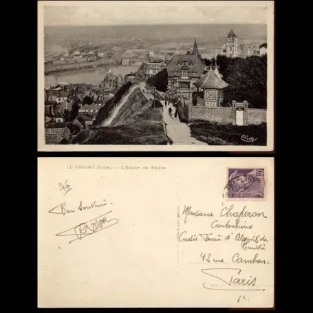 Offre Du Jour Carte postale 76 - Le Treport - L'Escalier des falaises