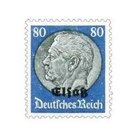 Timbre de collection France - Alsace Lorraine 22 Livraison Mondiale