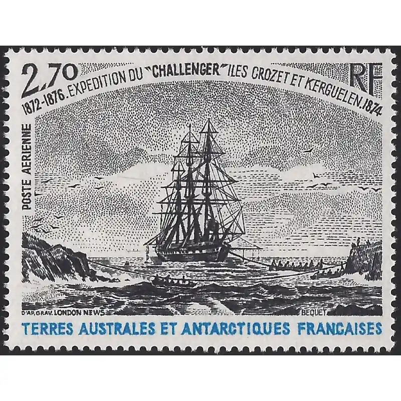 Challenger timbre T.A.A.F. poste aérienne N°53 neuf**. Promotion Saisonnière