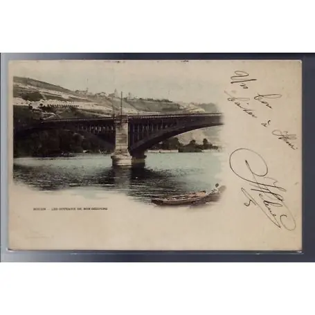 Offre Du Jour Carte postale 76 - Rouen - Les coteaux de Bon-Secours - Voyage - Dos non divise