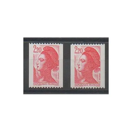 France - Variétés - 1985 - No 2379a/2379b Prix Réduit
