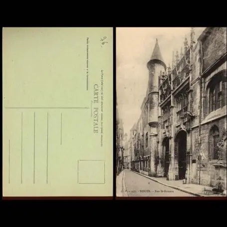 Bon Marché Carte postale 76 - Rouen - Rue Saint Romain