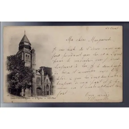 Jusqu’à Épuisement Des Stocks Carte postale 76 - Saint-Valery-en-Caux - l' eglise - Voyage - Dos non divise