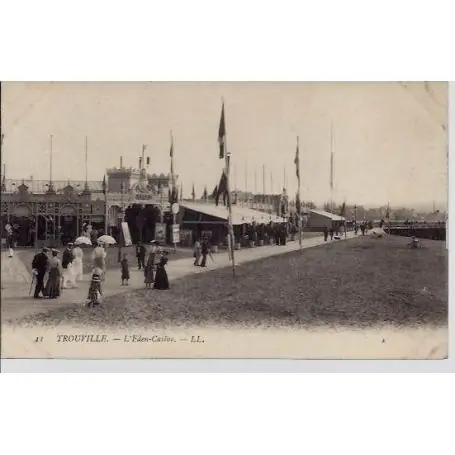 Acheter En Ligne Carte postale 76 - Trouville - L'Eden-casino - Non voyage - Dos divise