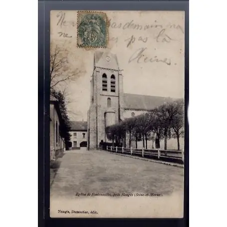 Offre Du Jour Carte postale 77 - Eglise de Fontenailles pres Nangis - Voyage - Dos non divise