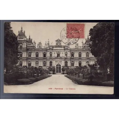 Pas Cher Carte postale 77 - Ferrieres - le chateau - Voyage - Dos divise