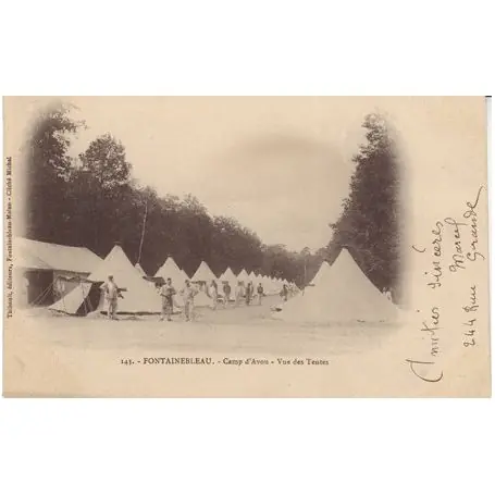 Usine Directe Carte postale 77 - Fontainebleau - Camp d'avon
