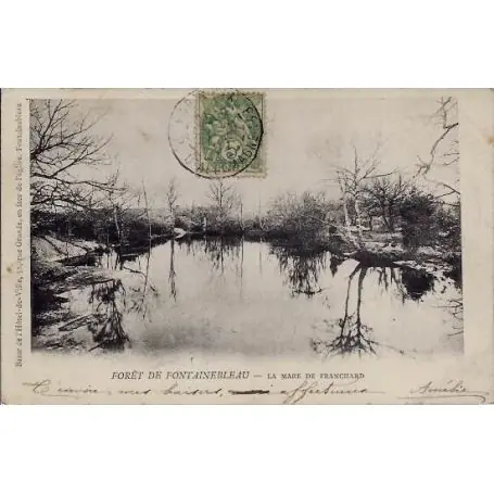 Nouveauté Carte postale 77 - Fontainebleau - La mare de Franchard - Voyage - Dos non divise