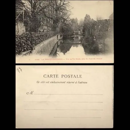 Commander Maintenant Carte postale 77 - La Ferte Gaucher - Vue sur le Morin pris du pont du Moulin