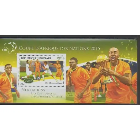Togo - 2015 - No BF 951 - Football Paiement Sécurisé