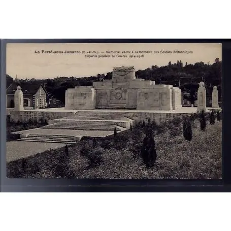 Carte postale 77 - La Ferte-sous-Jouarre - Memorial eleve a la memoire des soldats Britan Populaire