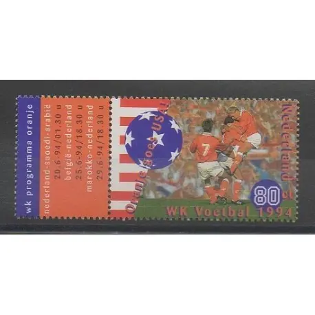 Pays-Bas - 1994 - No 1480 - Coupe du monde de football Quantité Limitée