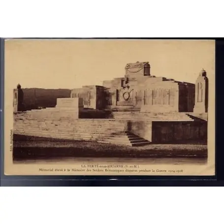 Carte postale 77 - La Ferte-sous-Jouarre - Memorial eleve a la memoire des soldats Britan Garantie Incluse