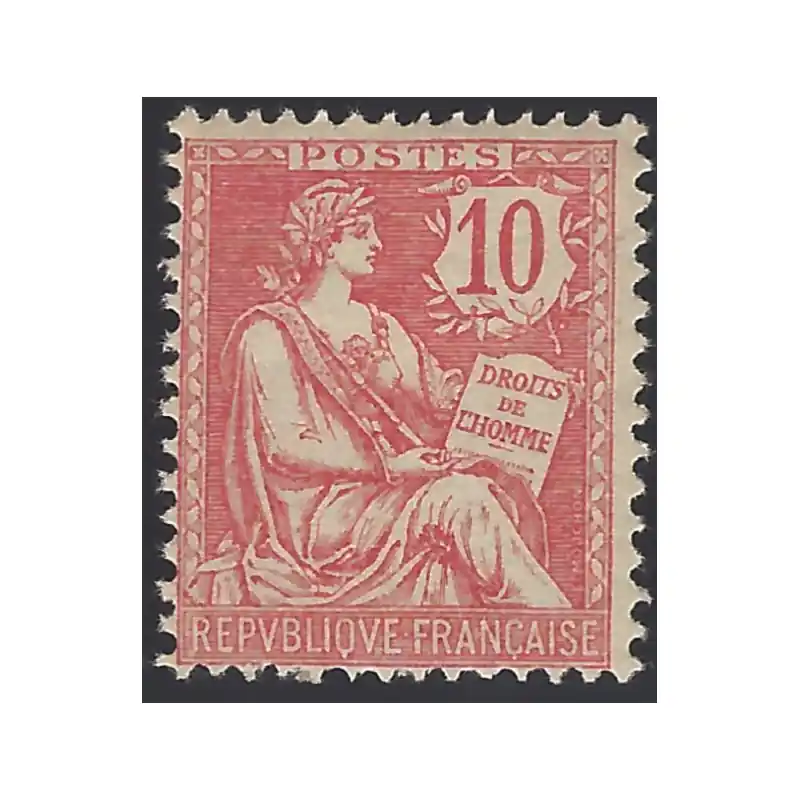 Prix Promo Mouchon retouché timbre de France N°124 neuf**.