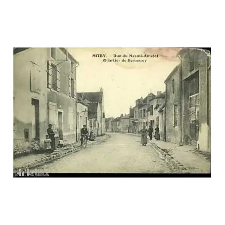 Carte postale 77 - Mitry - Rue du Mesnil-Amelot - Qtier de Romenoy Retour Gratuit