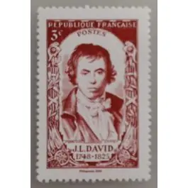 Commander Vite Timbre de collection France - 5925 Timbre 3€ Rouge issu du Bloc Feuillet "Jacques-Louis David"