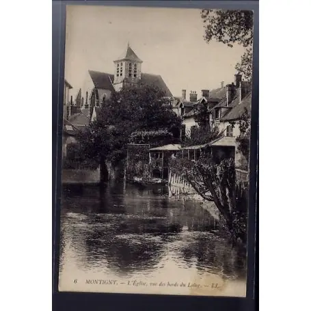 Meilleur Prix Carte postale 77 - Montigny - L' eglise - vue des bords du Loing - Voyage - Dos divise
