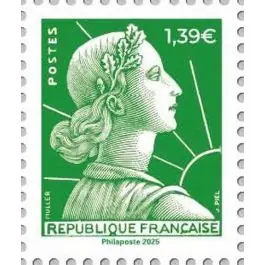 Timbre de collection France - 5926 Timbre "lettre verte 20g" issue du Carnet "Marianne de Muller - Salon d'automne 2025" Jusqu’à Épuisement Des Stocks