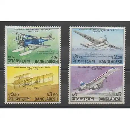 Bangladesh - 1978 - No 121/124 - Avions En Vogue