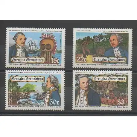 Achetez Aujourd’hui Grenadines - 1978 - No 277/280 - Bateaux