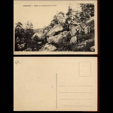 Carte postale 77 - Nemours - Rocher de Chaintreauville Offre Exclusive
