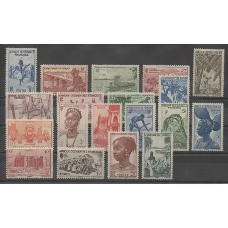 Quantité Limitée Afrique Occidentale Française - 1947 - No 24/42