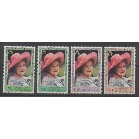 Anguilla - 1980 - No 361/364 - Royauté Meilleur Choix