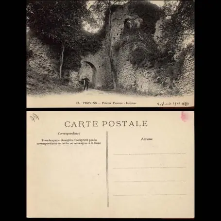 Carte postale 77 - Provins - Poterne Faneron - Interieur Usine Directe