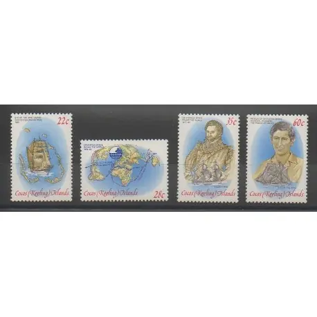 Cocos (Iles) - 1980 - No 61/64 - Bateaux Meilleure Vente