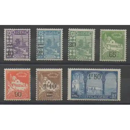 Algérie - 1927 - No 71/77 Usine Directe
