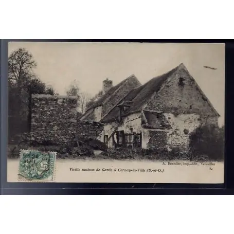 Carte postale 78 - Cernay-la-Ville - Vieille maison de garde - Voyage - Dos non divise Garantie Incluse