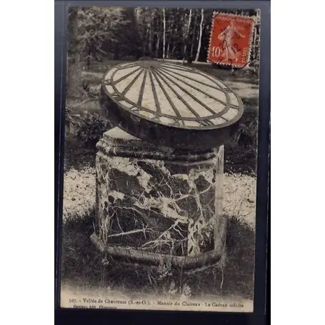 Carte postale 78 - Vallee de la Chevreuse - Manoir du Claireau - le cadran solaire - Voy Seulement Aujourd’hui