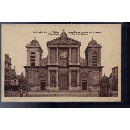 Carte postale 78 - Versailles - L' eglise Notre-Dame - Oeuvre de Mansard - Non voyage - Prix Promo