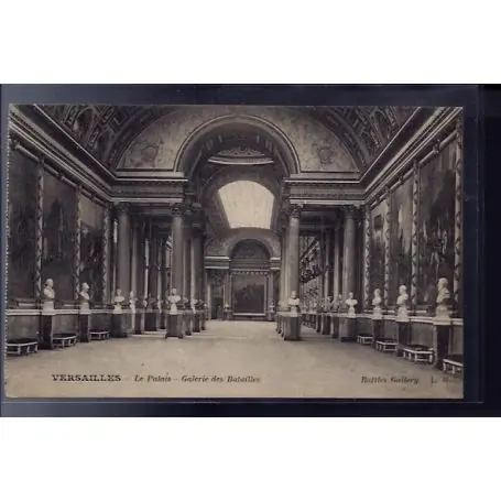 Carte postale 78 - Versailles - Le Palais - galerie des batailles - Non voyage - Dos div Bon Marché