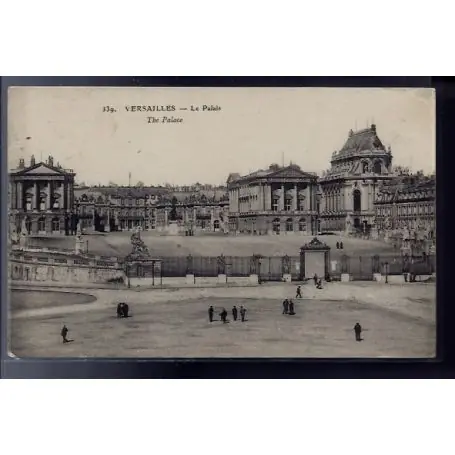 Carte postale 78 - Versailles - Le Palais - Voyage - Dos divise Édition Limitée