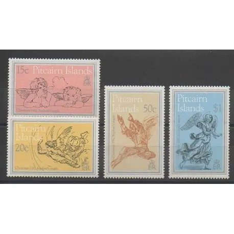 Pitcairn - 1982 - No 215/218 - Noël Prix Bas
