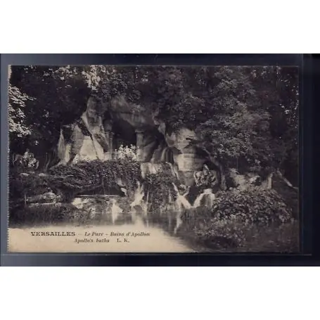Bon Marché Carte postale 78 - Versailles - Le Parc - bains d' Apollon - Non voyage - Dos divise
